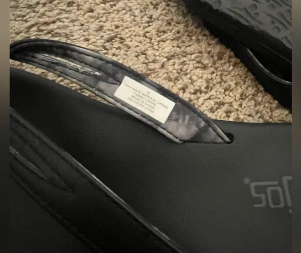 Flojos flip flops Black Size 9 - Image 3
