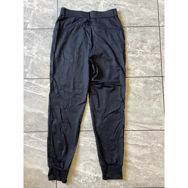 Halara NWOT High Waisted Pleated Joggers Navy Blue Tapered Athletic Pants S - Image 6