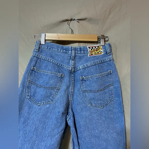 Vintage stickshift jeans Blue Size 26 - Image 4