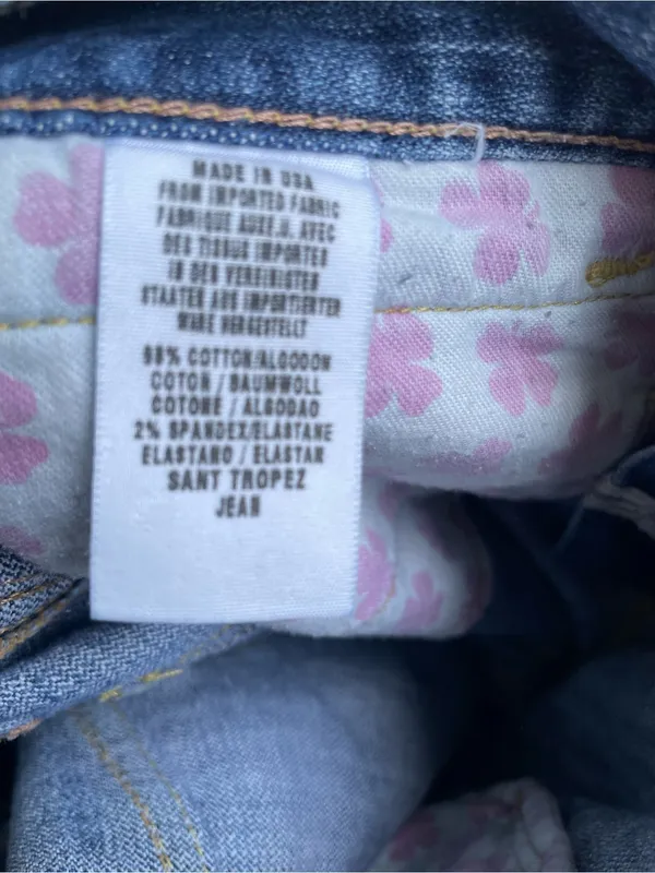 Vintage Lucky Brand Flare Jean, Low Rise, Size 29 (8), EUC - Image 4