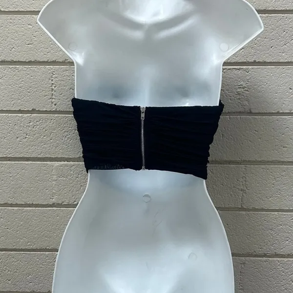 Princess Polly Black Strapless Top size 2 - Image 7