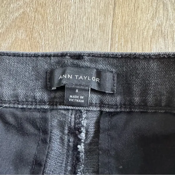 Ann Taylor Wide Leg Black Jeans - Image 6