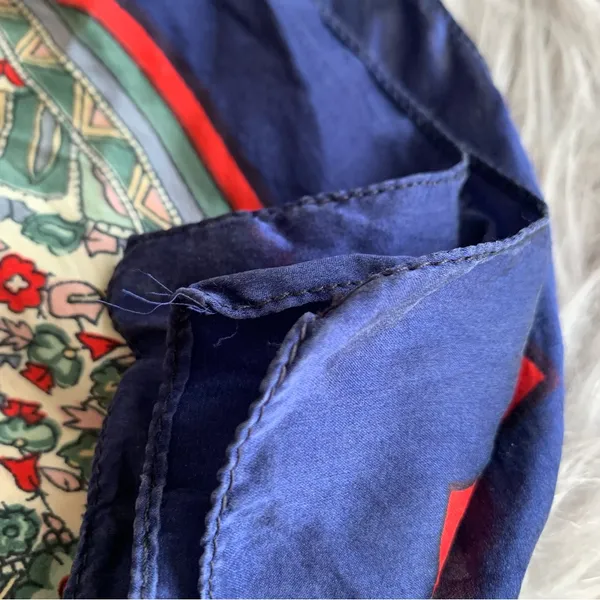 Anthropologie Vintage Chinese silk scarf - Image 8