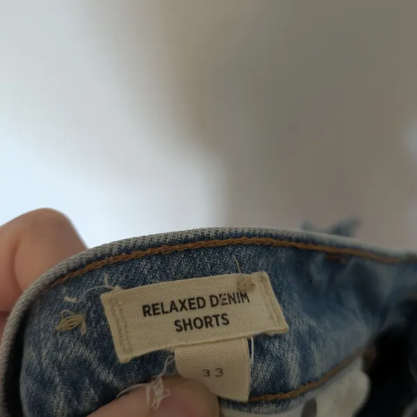 Madewell Relaxed Denim Shorts Light Wash 33 - Image 5