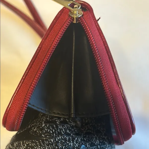MIAK Collection Zip Around Wallet Red EUC - Image 4