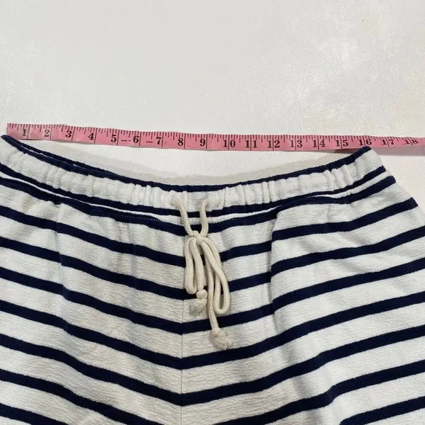 Aerie Navy White Striped Lounge Shorts XL Drawstring Soft Comfy - Image 4