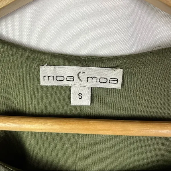 Moa Moa Green‎ Square High Neck Swing Tank Top S - Image 4