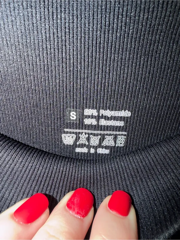 High-Waist Black Leggings Halara size small - Image 2
