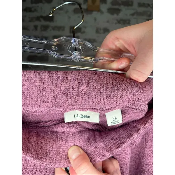 L. L. Bean | women purple jogger sweatpants - Image 2