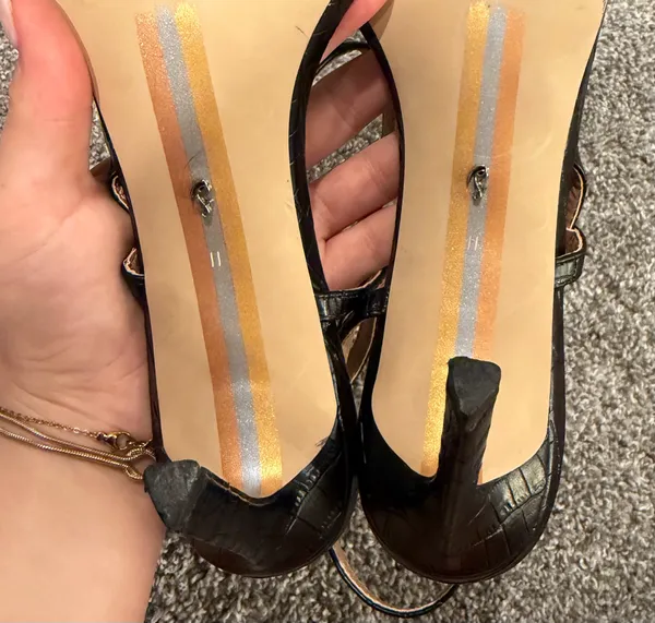 Black Heels Size 11 - Image 5