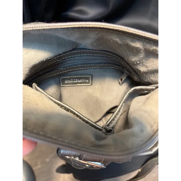 Rosetti Metallic Silver Crossbody Bag Pebbled Faux Leather Purse‎ Organizer - Image 7