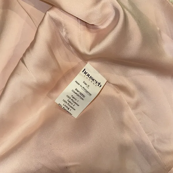NWOT HOUSE OF CB 'Camila' Blush Off Shoulder Corset Dress sz XS - Image 8