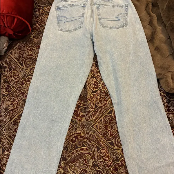 Light Blue Denim American Eagle 90’s Straight Jeans… - Image 2