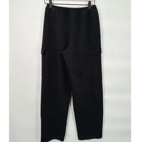 Lululemon Scuba Wide Leg Cargo Pant‎ Black Size 4 Athleisure Minimalist Travel - Image 3