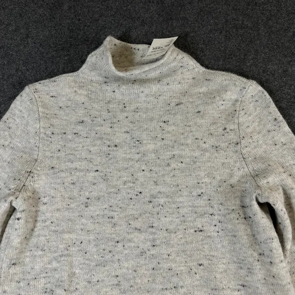 Madewell Donegal Smoke Roll Neck Wool Blend Sweater Grey K5410 Womens Small NWT - Image 15