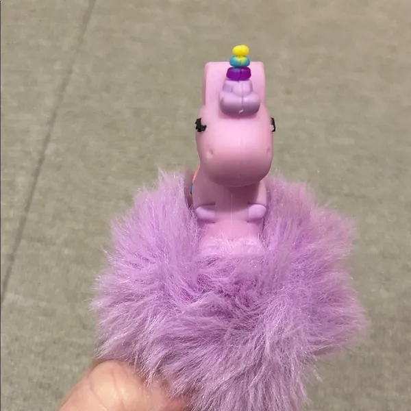 Purple Unicorn Plush Keychain/Bag Charm 4 inches NWOT - Image 2