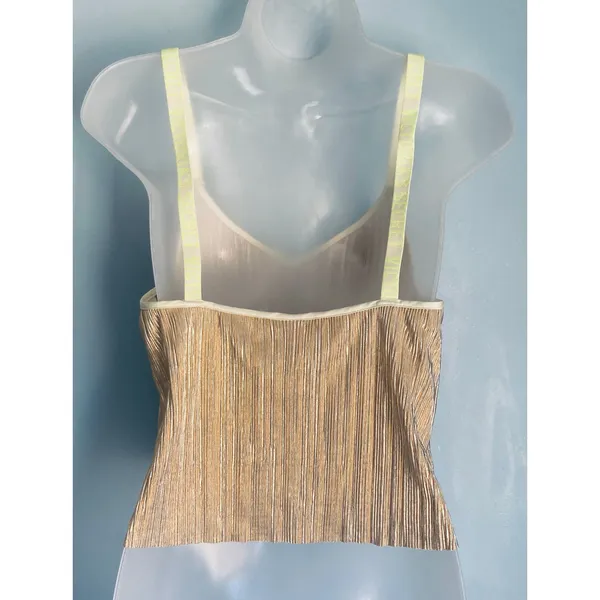Victoria's Secret Tank Top Gold Small - Image 3