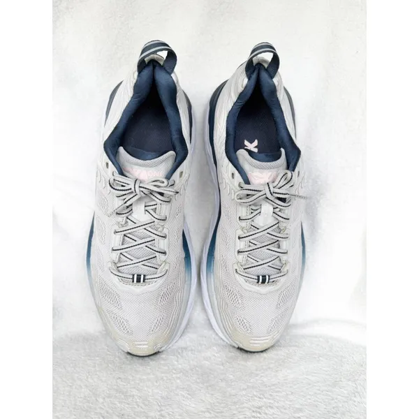 Hoka Bondi 6 Women's Size 9.5 Lunar Rock Nimbus Cloud Running Shoes Sneakers - Image 2