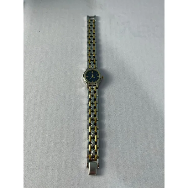 VTG Pulsar Watch Two Tone Gold Silver Water Resist Japan Mvmt Untested - Image 4