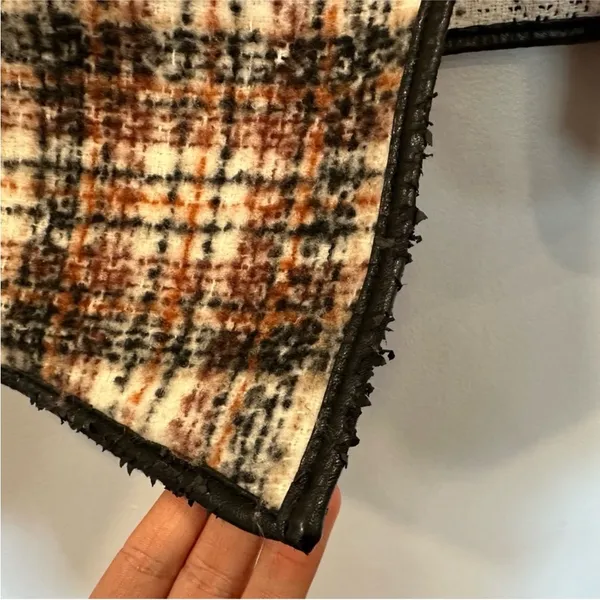 Mercer & Madison Plaid Cowl Coat XL - Image 5