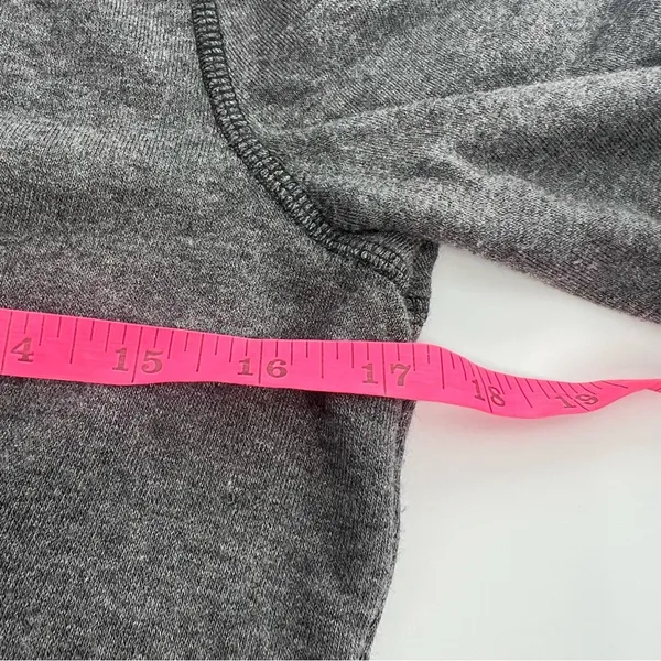 Free People FP Movement Hoodie Women's M Gray Red‎ Long Sleeve Jacket - Image 3