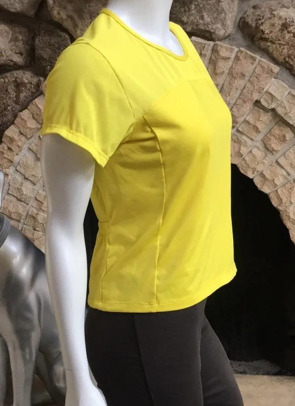 Vintage Cannondale Cycling Shirt with Pockets Yellow Women's Size L Large - Image 4