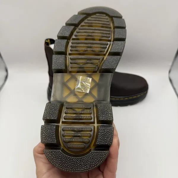 Dr. Martens Embury Crazy Horse Leather Brown Boots Unisex Men's 5/Women's‎ 6 New - Image 8