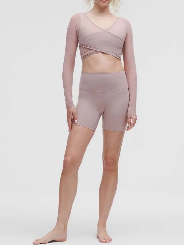 Lululemon Align High-Rise Short 6" Mauve Grey Size 14 NWOT - Image 4