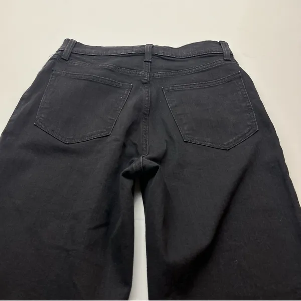 Abercrombie & Fitch 90s Straight Ultra High Rise 29 / 8 Regular Black Denim Jean - Image 10