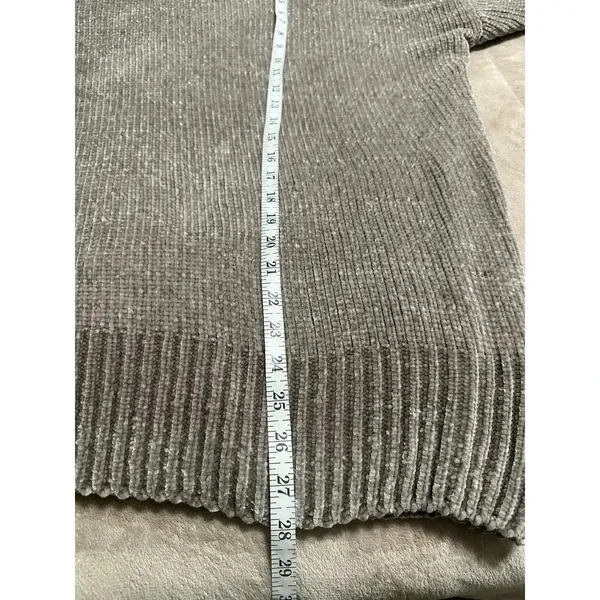 Zenana Outfitters Chenille Mock Neck Sweater Size Medium Soft P:ullover Fall - Image 6