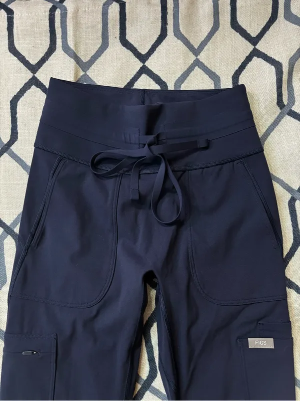 Figs Ashland High-Rise ScrubLegging Size XS Navy - Image 2
