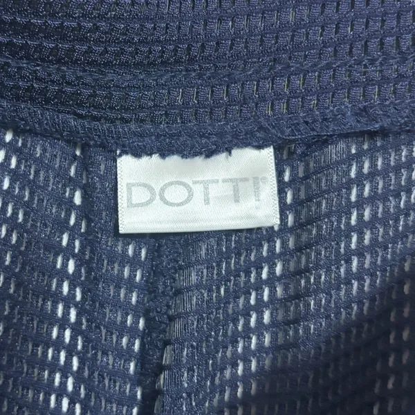 Dotti Mesh Wide Leg Swim Cover Up Pants Navy Pockets Resort Nautical Beach M - Image 4