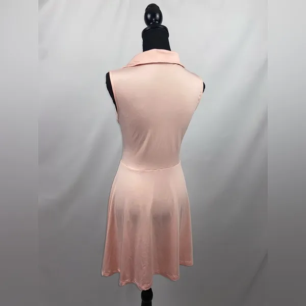 ress Tennis/Golf Sleeveless Dress V-Neck With Shorts Medium Light Pink - Image 8