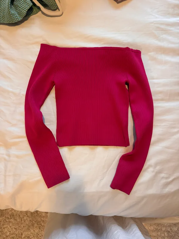 Urban Outfitters Off The Shoulder Long Sleeve Top - Image 4