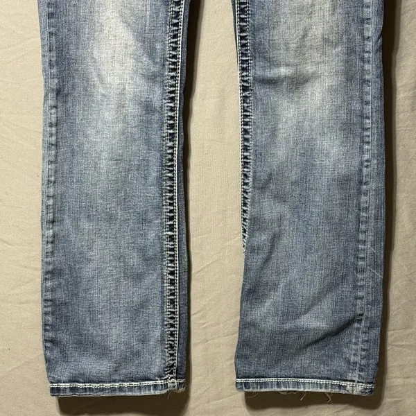 Miss Me Chloe Boot Jeans Women 30 Mid‎ Rise Embellished 30x30 Distressed Bling - Image 13