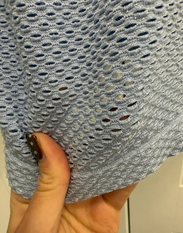 Anthropologie open stitch shimmer tank - Image 10