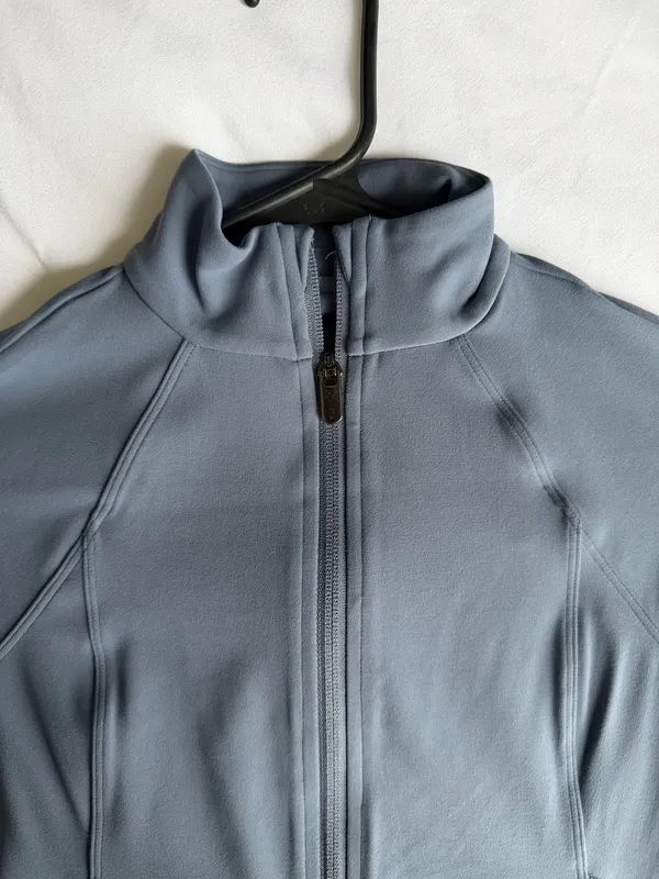 Athleta Zip-Up Jacket Blue - Image 2