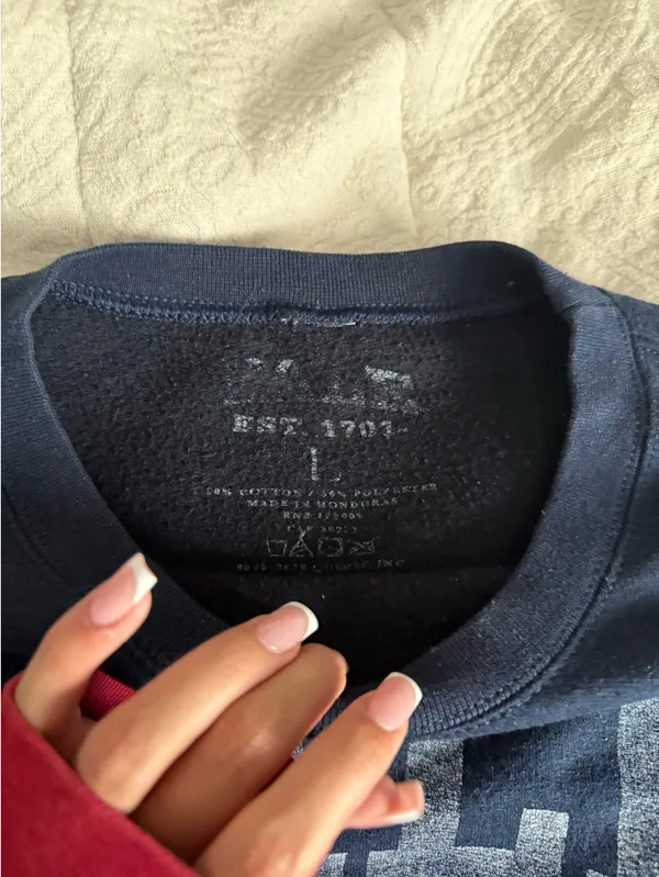 Yale Sweatshirt Blue Size L - Image 2