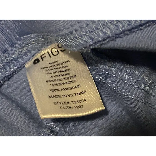 FIGS Scrubs Medical pants Women Small Blue Hospital Technical Collection - Image 10