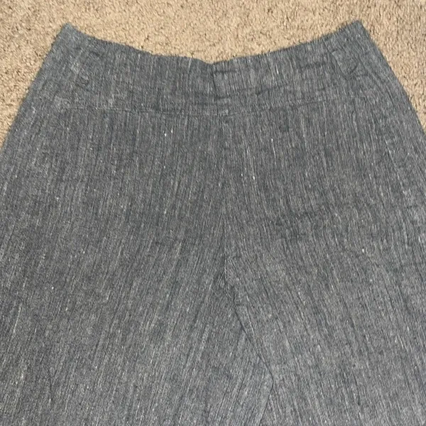 Yuvita Lagenlook Wide Leg Crop Cargo Culotte Pant Gray‎ Small - Image 8