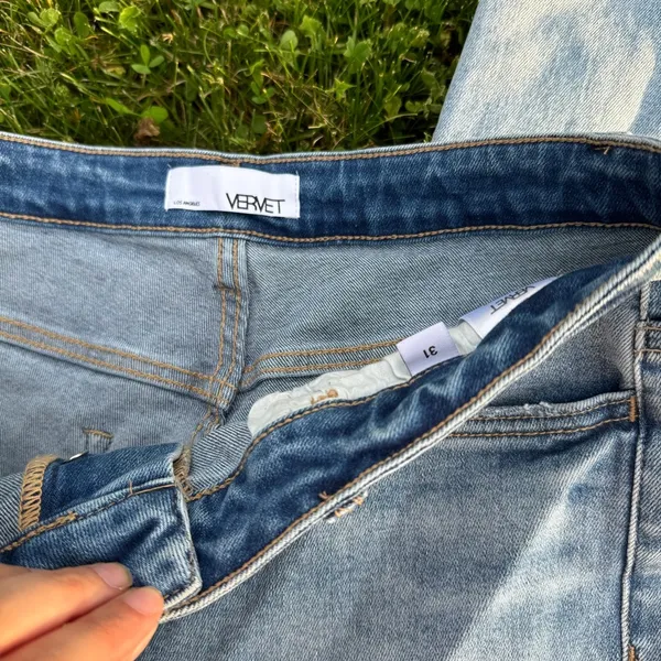 VERVET™ High Rise Ripped Straight Jean - Image 3