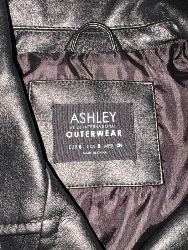 Leather Jacket Ashley by 26 International Black - Image 2