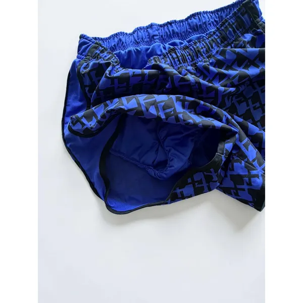 Nike Dri-FIT Tempo Running Shorts Womens Small Blue Black‎ Athletic Shorts - Image 3