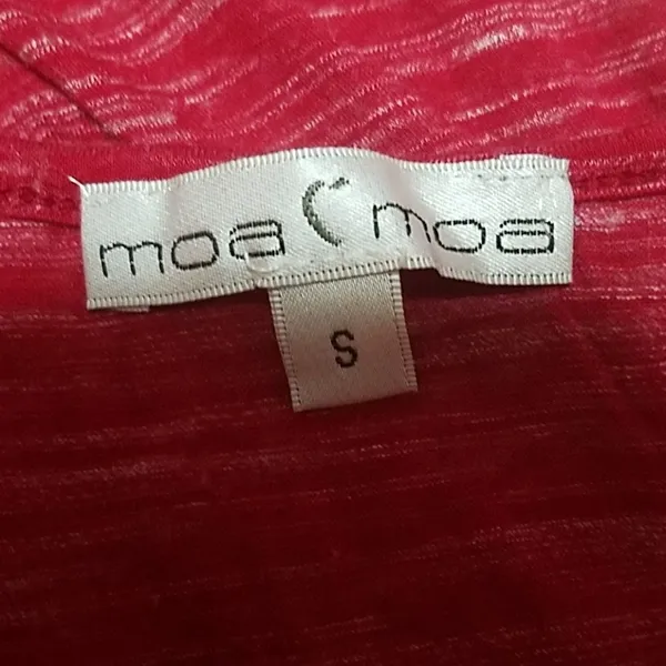 Moa Moa Red & White Tank Top (Small) - Image 5