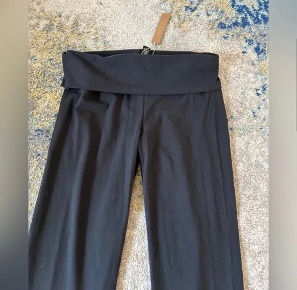 SKIMS Cotton Jersey Foldover Pants XS - Image 4