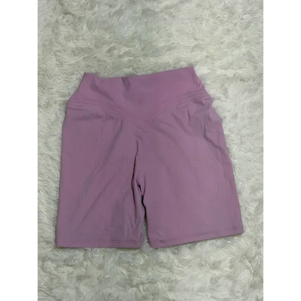 Buffbunny Biker‎ Shorts Womens M Pink High Waisted Athletic Workout Yoga - Image 5