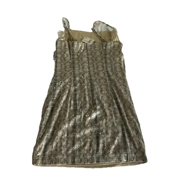 Free People NWT Endless Rose Mini Dress XS Sequined Animal Print Party Occasion - Image 6