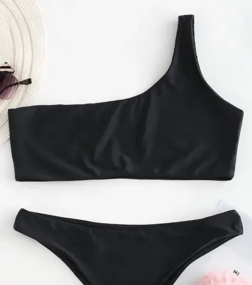 Zaful One Shoulder Bikini Top - Image 2
