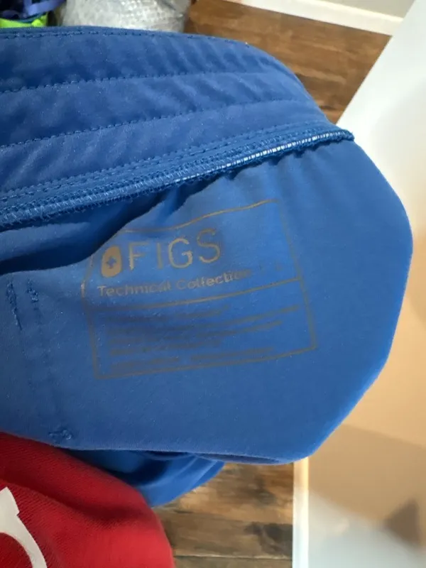 Figs Zamora Jogger Scrub Pants in Royal Blue - Image 3