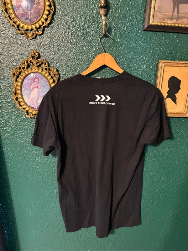 7 Brew Black Brew Crew Shirt Sz Medium - Image 3